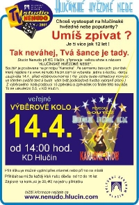 HLUČÍNSKÉ HVĚZDNÉ NEBE 