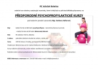 PŘEDPORODNÍ PSYCHOPROFYLAKTICKÉ KURZY