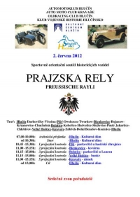 Prajzská rely 2012